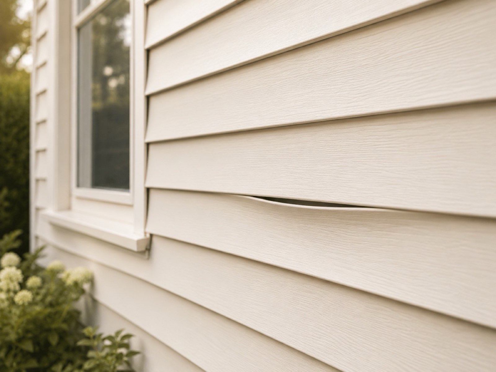 Failing vinyl siding